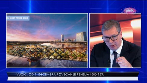 МОСТ ВЕЛИЧАНСТВЕНО ИЗГЛЕДА Вучић показао како ће изгледати нови објекти који се граде у Београду (ФОТО)