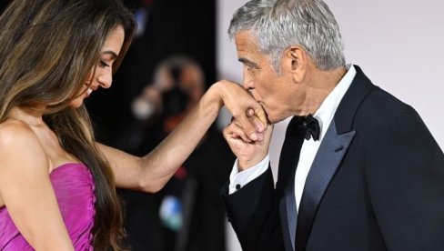 O KLUNIJEVIMA NE PRESTAJE DA SE PRIČA: Možda je njegova premijera filma, ali je ona ukrala sav šou