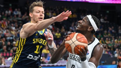 НЕМАЧКА ПОКАЗАЛА СНАГУ: Панцери разбили Шведску за другу победу на Евробаскету