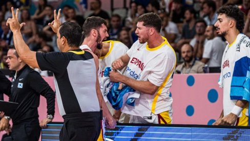 НУРКИЋ И БиХ БИЛИ НА ЧАСУ КОШАРКЕ: Шпанија показала Босанцима ко је актуелни првак Европе (ВИДЕО)