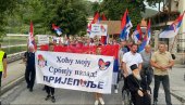 DOSTA JE BLOKADA: Građani Prijepolja poručili želimo svoju Srbiju nazad!