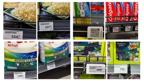 ПИРИНАЧ ЈЕФТИНИЈИ ЗА 100 ДИНАРА! Упоредите цене пре и после снижења за више производа - Прашак, чај, сирће, макароне... (ФОТО)