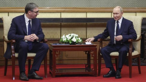БЕОГРАД ЈЕ ДОБАР ПРИЈАТЕЉ И ПАРТНЕР МОСКВЕ Кремљ о састанку Путина и Вучића: Увек добри договори