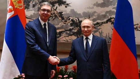 РУСКИ ЛИДЕР СЕ ОГЛАСИО: Путин на свом Инстаграму објавио фотографије састанка са Вучићем