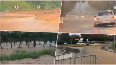 ДВЕ ХИЉАДЕ УДАРА ГРОМА ЗА СВЕГА ДВА САТА: Страшно невреме погодило Хрватску, ево када стиже у Србију