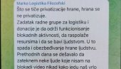 ГДЕ ЈЕ НЕСТАО КЕТЕРИНГ? Када се не кољу око фотеља и функција, блокадери терористи се бију око хране и алкохола