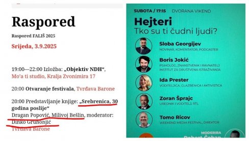 БЛОКАДЕРИ УДРУЖЕНИ ПРОТИВ СРБИЈЕ: Грухоњић и Драган Поповић иду у Шибеник да објасне како су Срби геноцидан народ - У акцији и Георгијев!