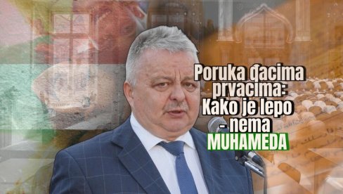 KAKO JE LEPO - NEMA NIJEDNOG MUHAMEDA Gradonačelnik šokirao tokom posete školi - govor Mađara naišao na burne reakcije javnosti (FOTO)