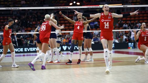SVETSKO PRVENSTVO ZA ODBOJKAŠICE: Turska pobedila SAD i plasirala se u polufinale