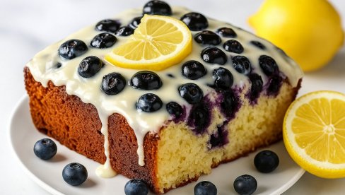 KOLAČ OD LIMUNA I BOROVNICA: Recept za osvežavajuću poslasticu