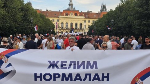 SOMBOR PROTIV BLOKADA: Pogledajte fotografije sa narodnog skupa (FOTO)