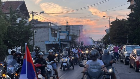 OGROMNA KOLONA: Bajkeri na skupu građana protiv blokada u Borči (VIDEO)