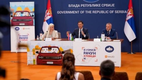 PRVO IZVLAČENJE 20. SEPTEMBRA: Ovo su svi detalji nagradne igre Uzmi račun i pobedi