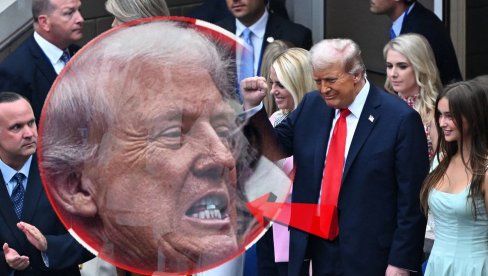 ŠTA JE TRAMPU MEĐU ZUBIMA? Fotografija izazvala lavinu teorija u SAD (FOTO)