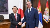 KONSTRUKTIVAN RAZGOVOR O JAČANJU BILATERALNE SARADNJE Vučić se sastao sa ambasadorom Japana Akirom Imamurom (FOTO)