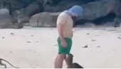 СРБИНА НА ТАЈЛАНДУ УЈЕО МАЈМУН: Ево колико је морао да плати посету лекару, коментари кажу: За те паре је могао да купи нову ногу (ВИДЕО)