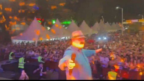 SVI REKORDI PADAJU: Haris DŽinović u Severnoj Makedoniji pred 50 hiljada ljudi pokazao zašto je legenda muzike (FOTO)