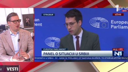 ВУЧИЋ О БЛОКАДЕРИМА КОЈИ СУ У СТРАЗБУРУ ТРАЖИЛИ САНКЦИЈЕ СОПСТВЕНОМ НАРОДУ: То је недостатак моралног кредибилитета, резултат немоћи