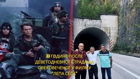 УШЛИ У ТУНЕЛ СМРТИ ПОСЛЕ 33 ГОДИНЕ: Преживели Срби дошли на место страдања по коме је снимљен филм Лепа села, лепо горе (ФОТО)
