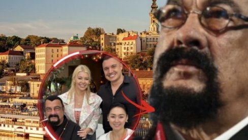 STIVEN SIGAL U BEOGRADU: Evo ko mu pravi društvo (FOTO)
