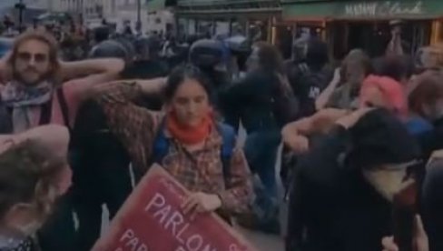 ПЕНДРЕК ПО ЛЕЂИМА: ЕУ полиција у обрачуну са демонстрантима у Француској (ВИДЕО)