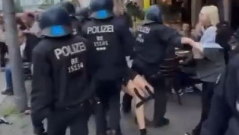 ŽENI PESNICA U GLAVU: EU policija na nivou zadatka (VIDEO)