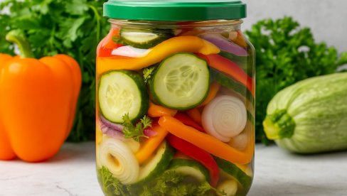 КИСЕЛИ КРАСТАВЦИ СА ПОВРЋЕМ: Рецепт за шарену салату