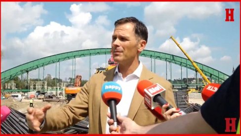 BIĆE SIMBOL BEOGRADA Mali obišao radove: Novi Savski most biće završen do kraja 2026. (VIDEO)