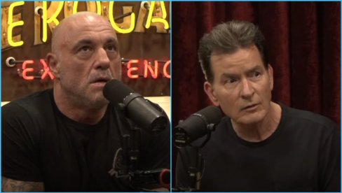ОВО БИ МОГЛА ДА БУДЕ ВАРНИЦА ВЕОМА НАСИЛНОГ СУКОБА Чарли Шин и Џо Роган у емисији сазнали за убиство Кирка