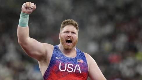 AMERIKANAC NAJBOLJI U TOKIJU: Rajan Krauzer osvojio zlato u bacanju kugle na Svetskom prvenstvu