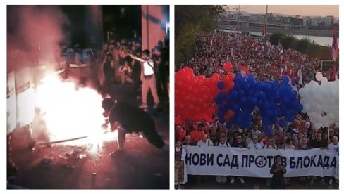 ДОК ОНИ БИРАЈУ НАСИЉЕ, МИ БИРАМО МИР Више од 150.000 људи је данас показало: Права Србија је мирна, достојанствена и јака (ВИДЕО)