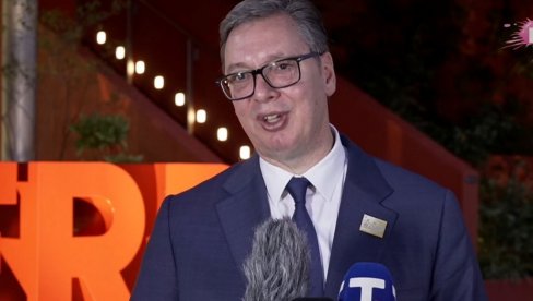 ПОНОСАН САМ НА ТО КАКО ИЗГЛЕДА! Вучић из Осаке - Надам се да ћемо успети за наш Експо да направимо нешто што је модерно и иновативно