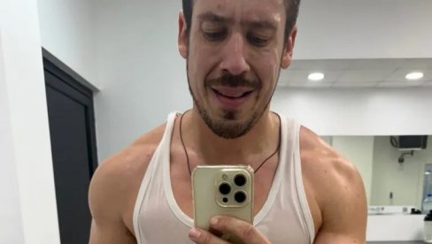 MORAM VODITI RAČUNA O SEBI: Nikola Rokvić vodi zdrav život i vežba punom parom (FOTO)