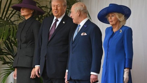 VREDNE DRAGOCENOSTI: Trampovi i kraljevska porodica razmenili skupocene poklone