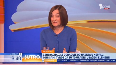 ЉИЉАНА СМАЈЛОВИЋ: Блокадери по паролама усмерених против људи који су против блокада, нагињу ка фашизму! (ВИДЕО)