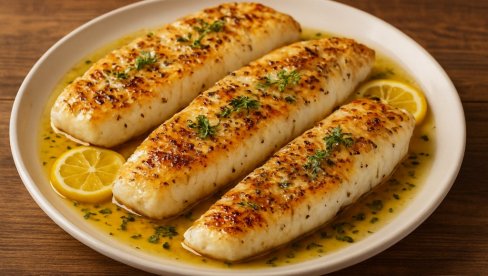 OSLIĆ IZ RERNE: Sočan oslić sa limunom i belim lukom