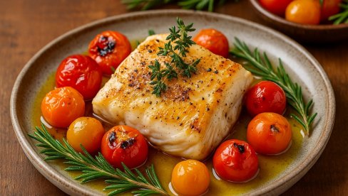 BAKALAR IZ RERNE SA ČERIJEM I TIMIJANOM: Lagano mediteransko jelo za svaki dan