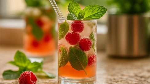 MOHITO SA MALINAMA: Osvežavajuć koktel