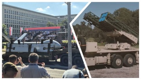 ДВА ВЕЛИКА НОВИТЕТА ПРВИ ПУТ ПРЕДСТАВЉЕНА НА ПАРАДИ: Погледајте моћну летелицу Хермес 900 и ракетни систем ПУЛС