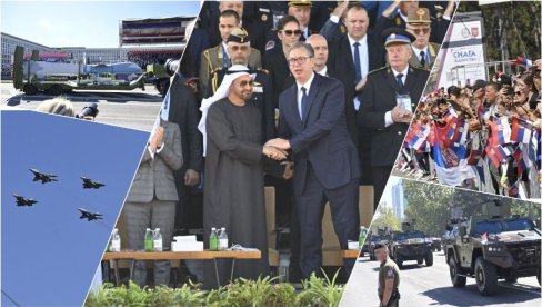 ODRŽANA VELIČANSTVENA VOJNA PARADA SNAGA JEDINSTVA Spektakl za kraj, Rafali i Migovi na nebu! Začuo se zlokoban zvuk đavoljih kočija