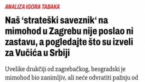 ХРВАТИ ОЧАЈНИ: Макрон и Француска су показали огромно поштовање према Вучићу и Србији, њима нису послали ни заставу!