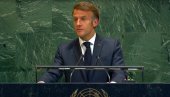 НЕЗАВИСНОСТ КАО УСЛОВ ЗА МИР: Француски председник Емануел Макрон за говорницом УН признао Палестину