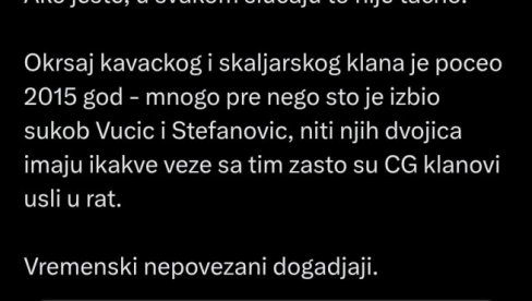СРАМОТА: Шолакови медији хтели су да оптуже Вучића за сукоб кавачког и шкаљарског клана (ФОТО)