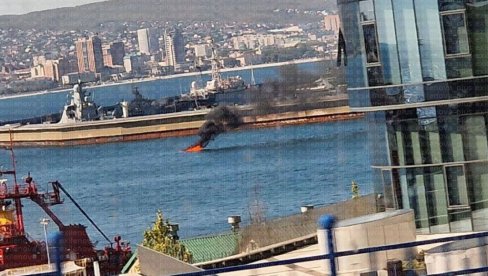 НАПАДНУТА КЉУЧНА РУСКА БАЗА НА ЦРНОМ МОРУ: Има мртвих и рањених, шире се снимци (ВУДЕО)