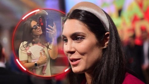 PRVA FOTOGRAFIJA MILICE MANDIĆ SA NASLEDNICOM: Nasmejana pozirala u miniću samo 15 dana posle porođaja (FOTO)