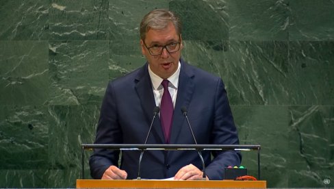 CEO VUČIĆEV GOVOR U UN: Predsednik Srbije rekao sve o stanju na Kosovu i Metohiji, sukobima u svetu i strašnim problemima današnjice (VIDEO)