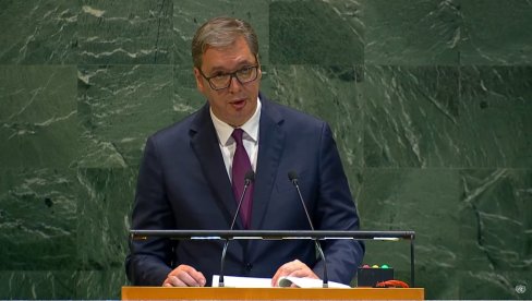 VUČIĆ ODRŽAO SNAŽAN GOVOR PRED GS UN U NJUJORKU: Na Kosovu i Metohiji srpska deca žive u atmosferi straha (VIDEO)