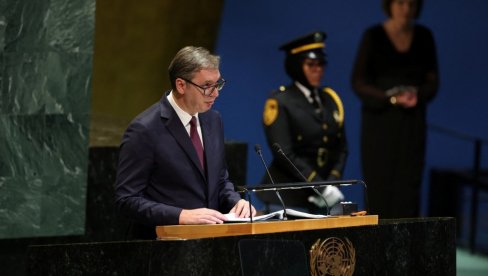 VUČIĆ IZ NJUJORKA: Nikome nećemo dozvoliti da ugrozi našu zemlju i slobodu!