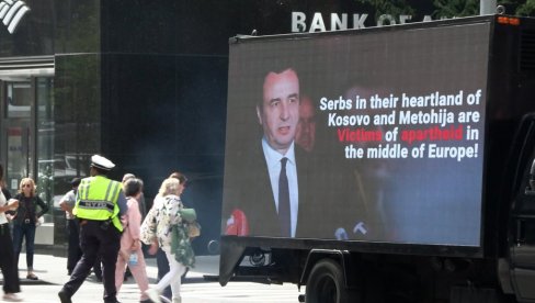 DA AMERIKA ZNA KAKO JE SRBIMA: Istina o Kosovu i Metohiji širi se NJujorkom (FOTO)