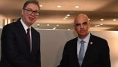VUČIĆ SA GENERALNIM SEKRETAROM SAVETA EVROPE: Predsednik se sastao sa Alenom Berseom